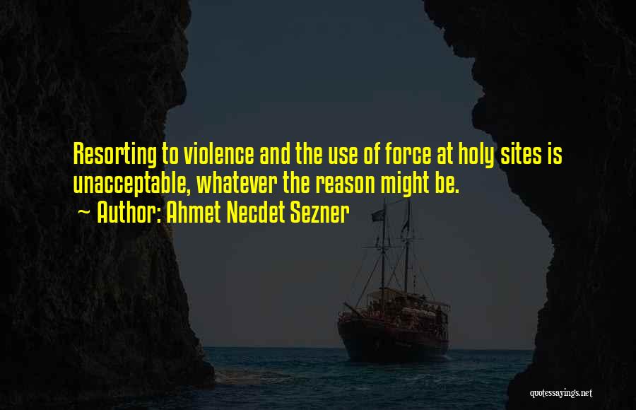Unacceptable Reason Quotes By Ahmet Necdet Sezner