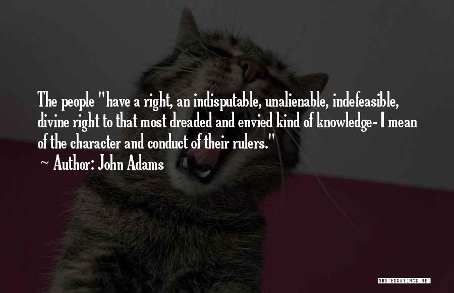 Unalienable Quotes By John Adams
