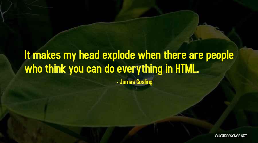 Unanalyzed Quotes By James Gosling Unanalyzed Quotes By James Gosling