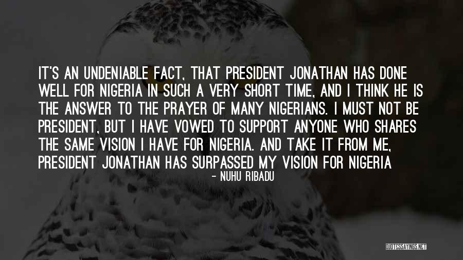 Unanimously Pronunciation Quotes By Nuhu Ribadu Unanimously Pronunciation Quotes By Nuhu Ribadu