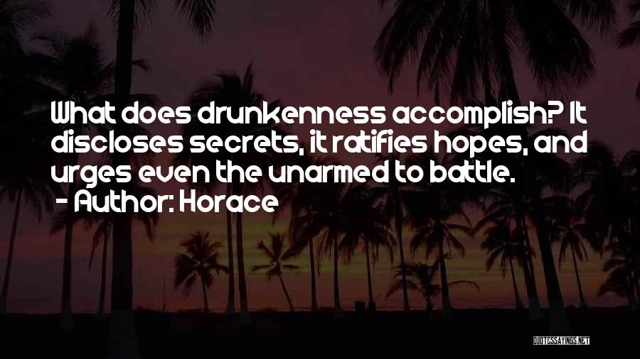 Unarmed Quotes By Horace