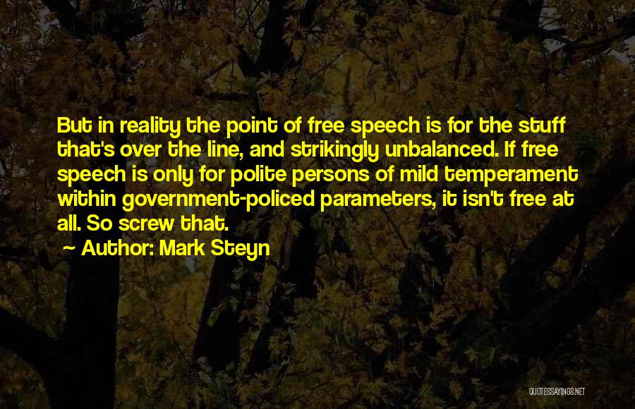 Unbalanced Quotes By Mark Steyn
