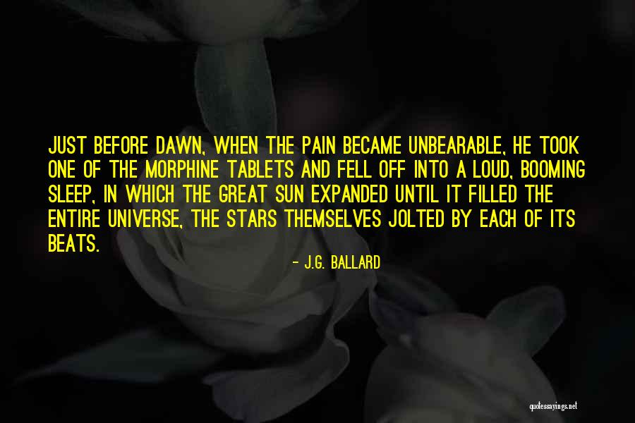 Unbearable Pain Quotes By J.G. Ballard