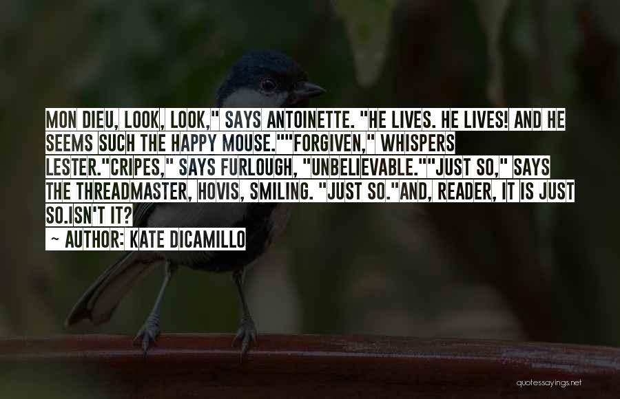 Unbelievable Quotes By Kate DiCamillo