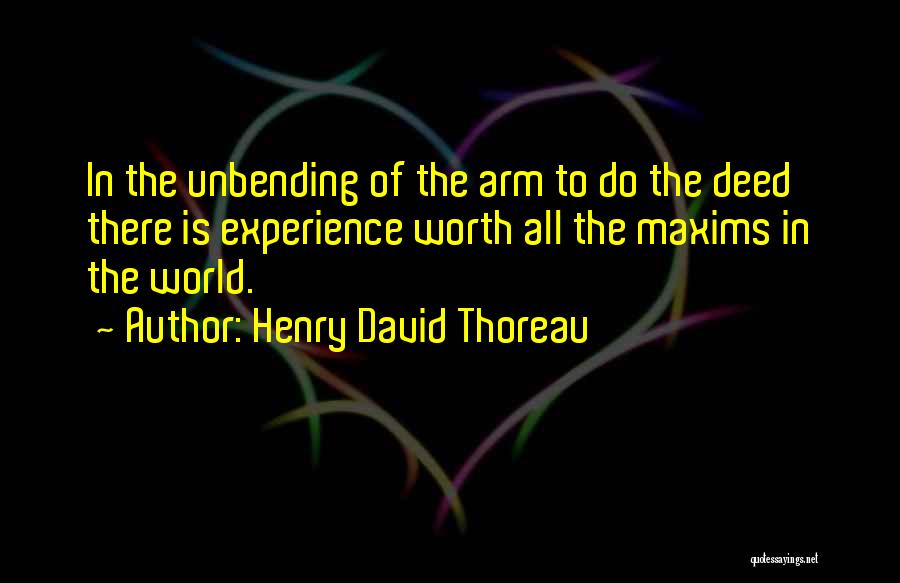Unbending Quotes By Henry David Thoreau