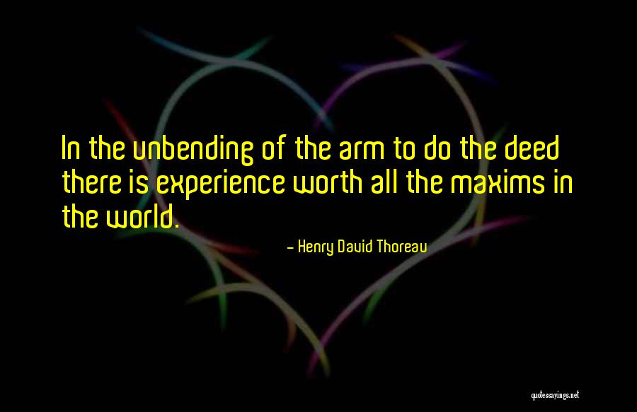 Unbending Quotes By Henry David Thoreau