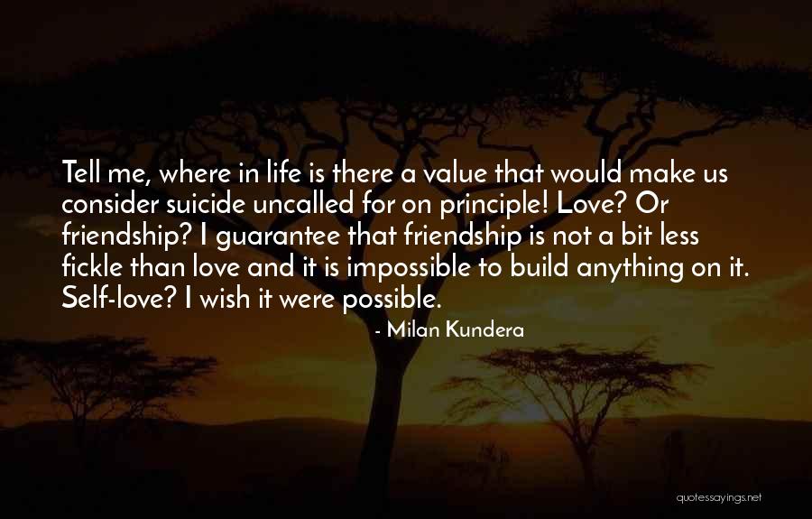 Uncalled For Quotes By Milan Kundera