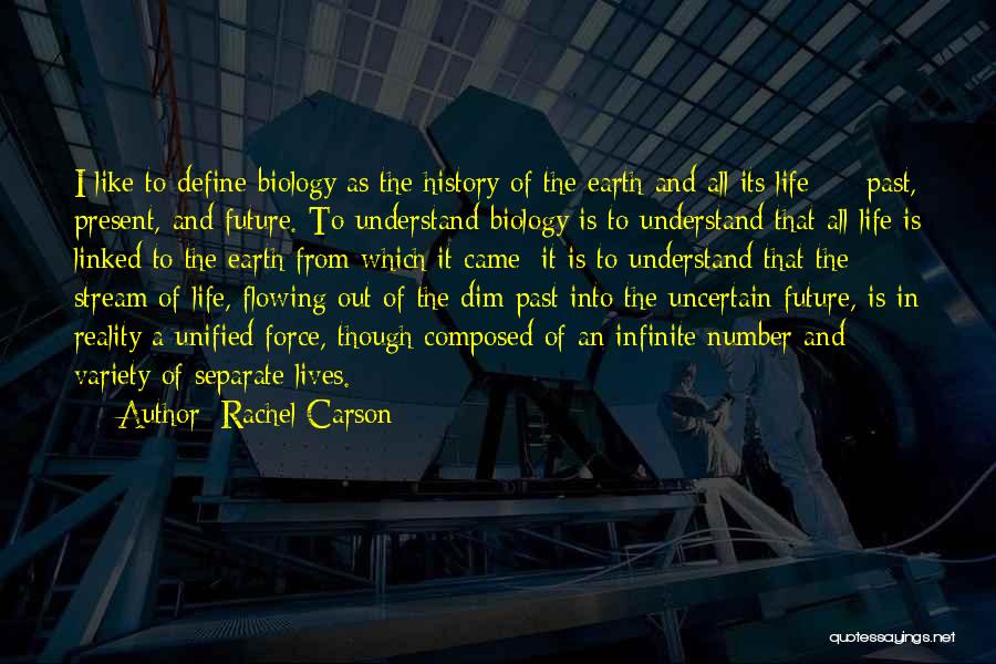 Uncertain Future Quotes By Rachel Carson