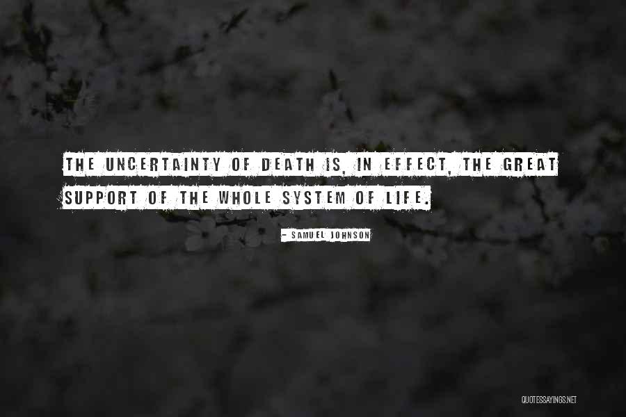 Uncertainty Life Quotes By Samuel Johnson Uncertainty Life Quotes By Samuel Johnson