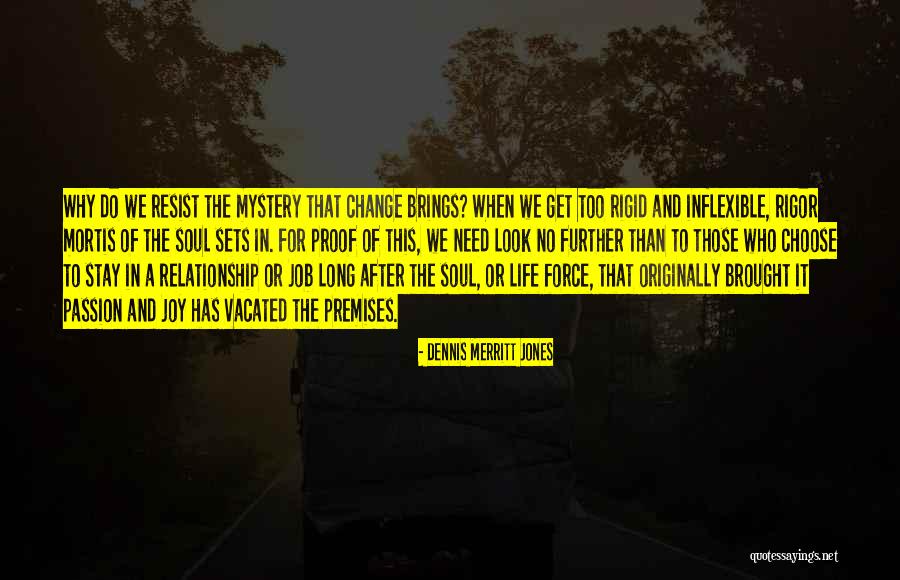 Uncertainty Of A Relationship Quotes By Dennis Merritt Jones