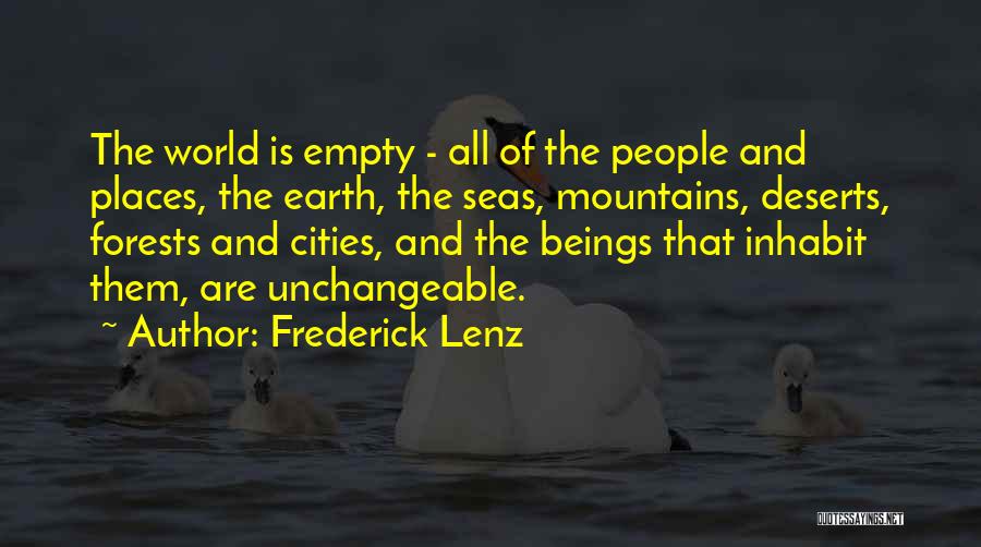 Unchangeable Quotes By Frederick Lenz