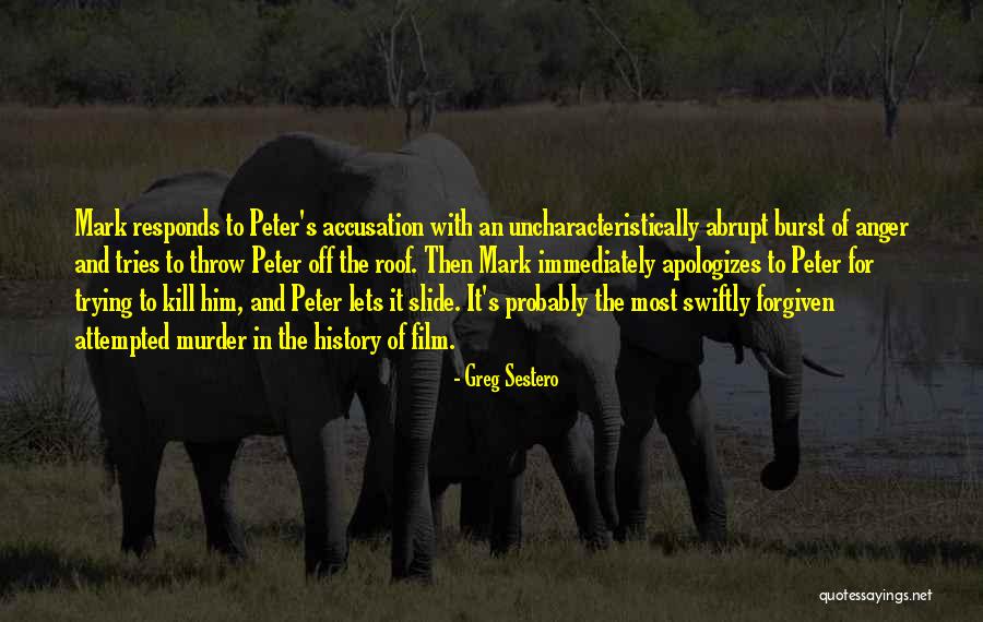 Uncharacteristically Quotes By Greg Sestero Uncharacteristically Quotes By Greg Sestero