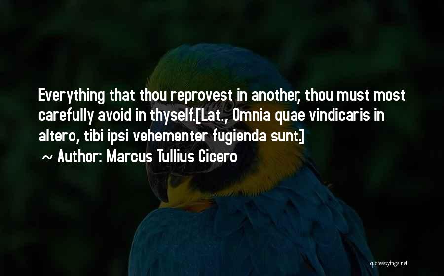 Uncomely Synonym Quotes By Marcus Tullius Cicero