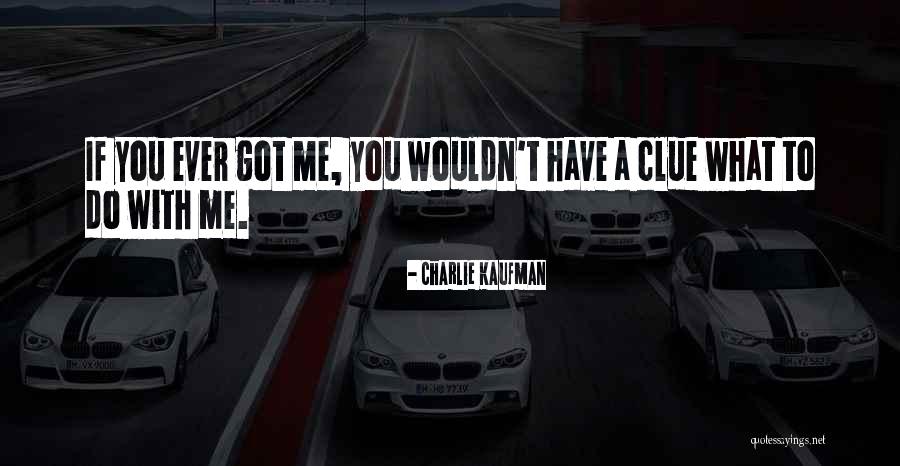 Uncomfortable Discussion Quotes By Charlie Kaufman