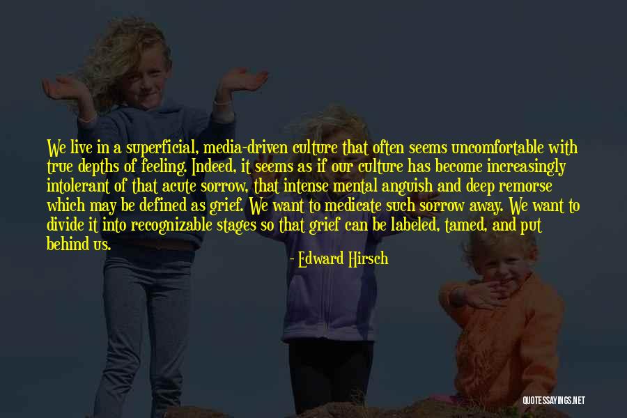 Uncomfortable Feeling Quotes By Edward Hirsch Uncomfortable Feeling Quotes By Edward Hirsch