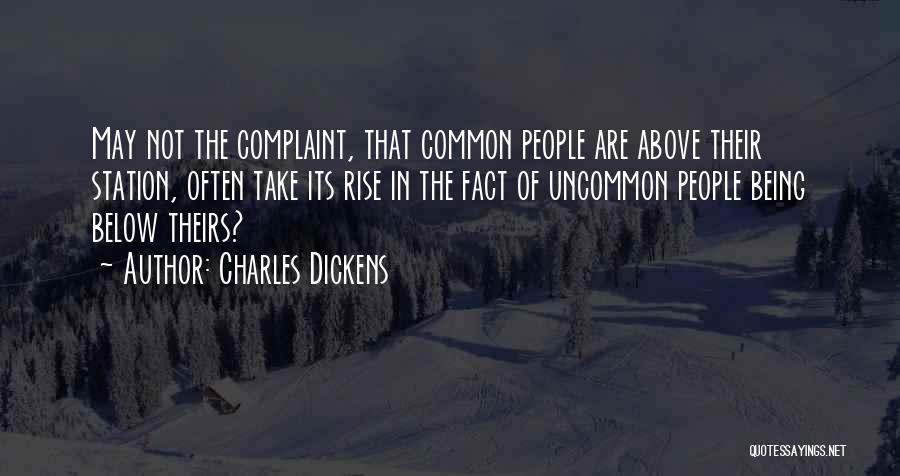 Uncommon Quotes By Charles Dickens