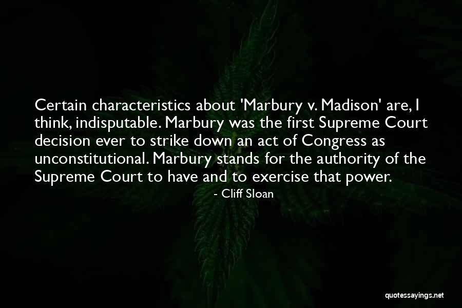 Unconstitutional Quotes By Cliff Sloan