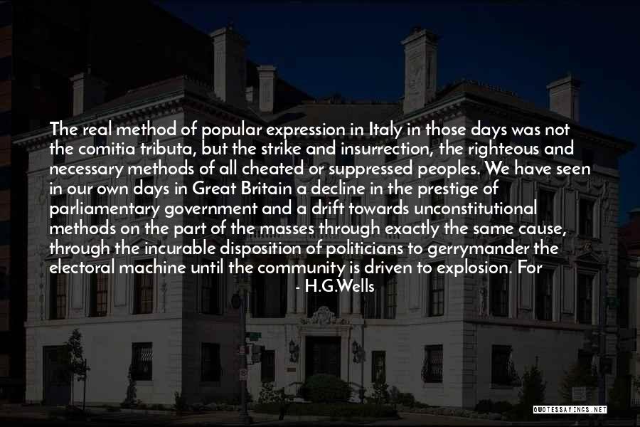 Unconstitutional Quotes By H.G.Wells