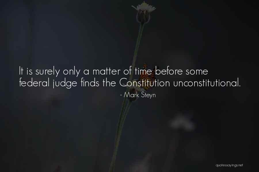 Unconstitutional Quotes By Mark Steyn