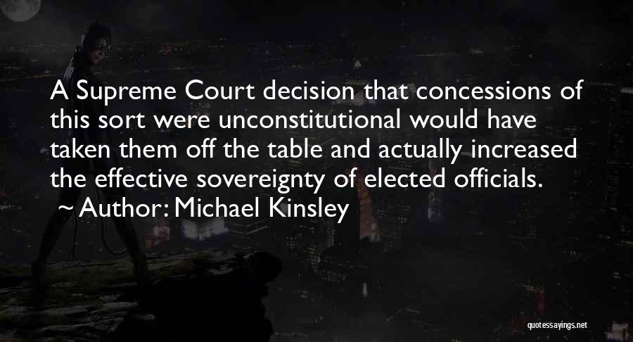 Unconstitutional Quotes By Michael Kinsley