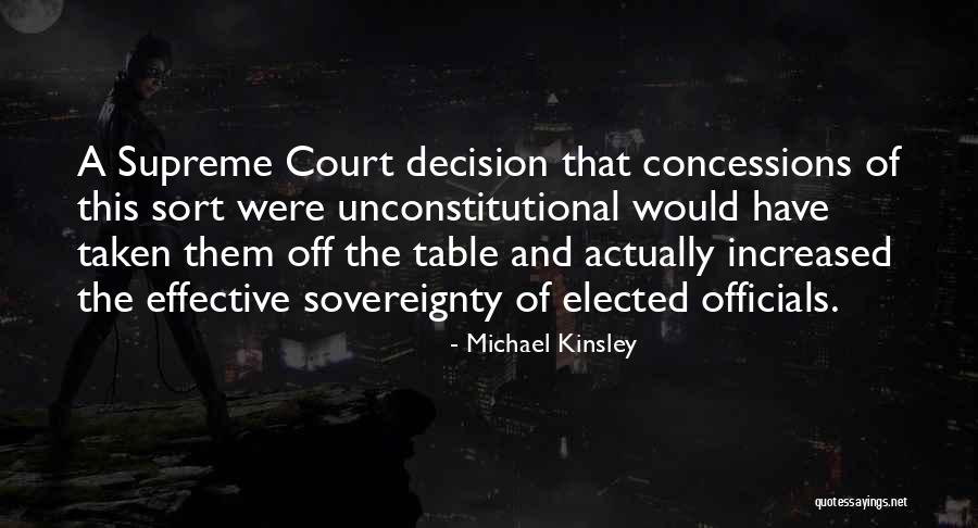 Unconstitutional Quotes By Michael Kinsley