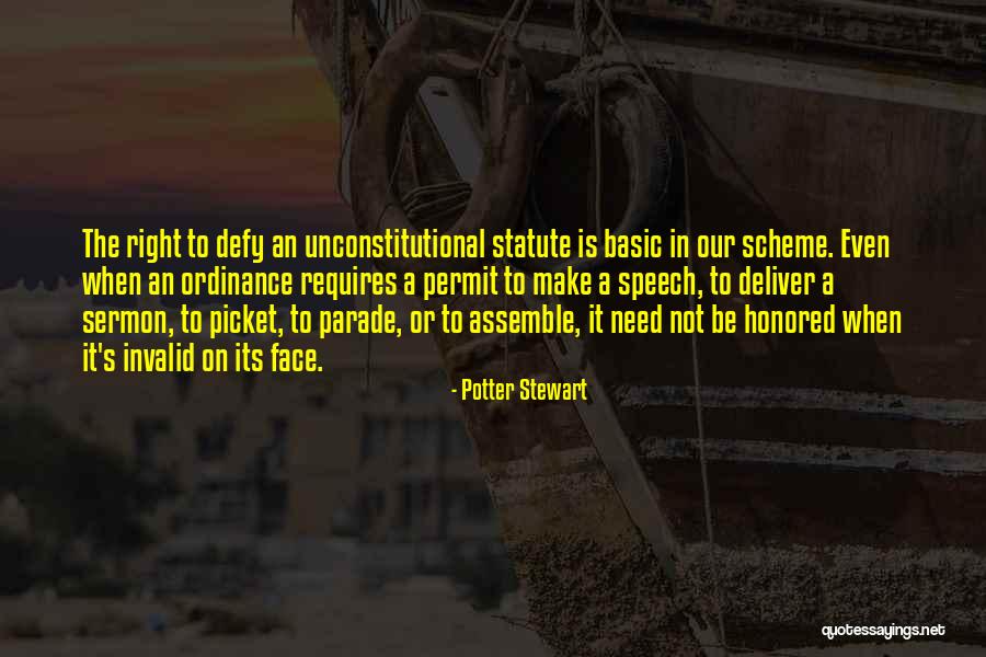 Unconstitutional Quotes By Potter Stewart Unconstitutional Quotes By Potter Stewart