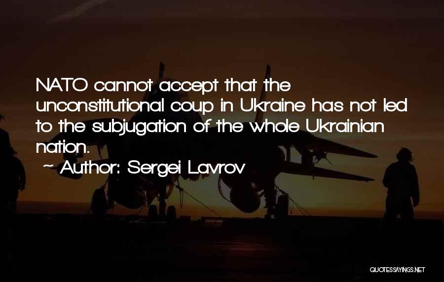 Unconstitutional Quotes By Sergei Lavrov