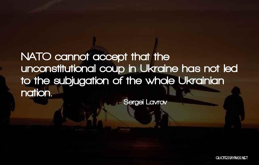 Unconstitutional Quotes By Sergei Lavrov