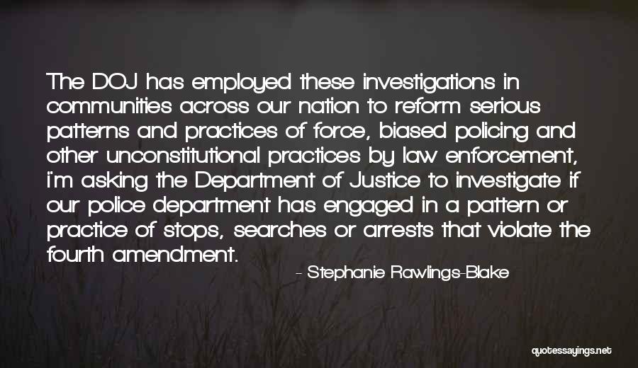 Unconstitutional Quotes By Stephanie Rawlings-Blake