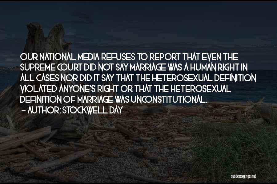 Unconstitutional Quotes By Stockwell Day
