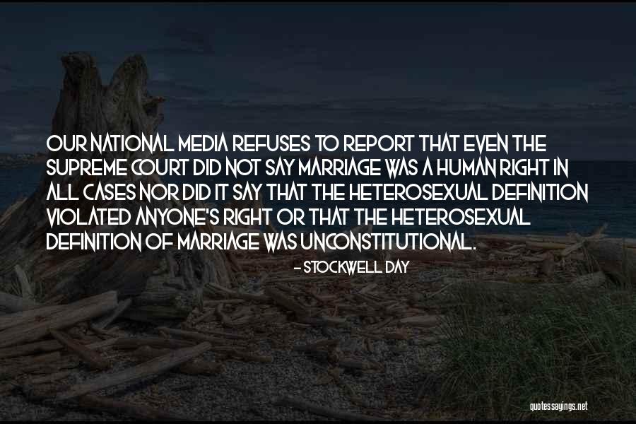 Unconstitutional Quotes By Stockwell Day