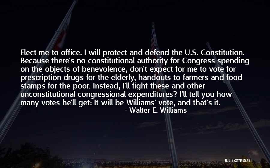 Unconstitutional Quotes By Walter E. Williams