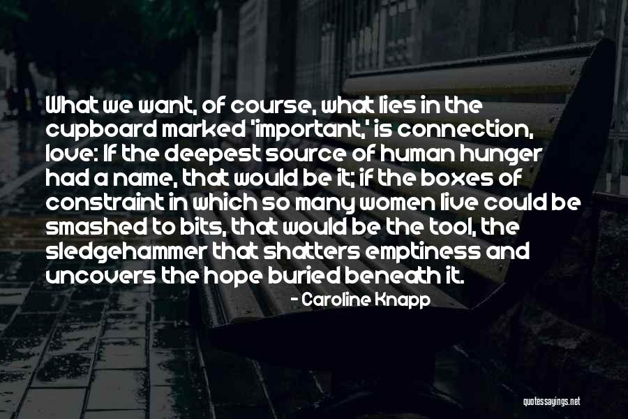 Uncovers Quotes By Caroline Knapp Uncovers Quotes By Caroline Knapp