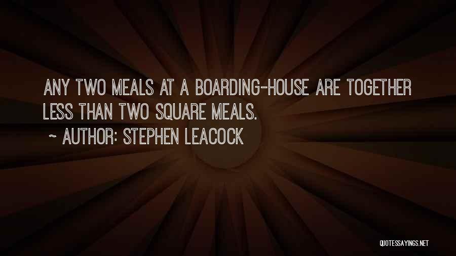 Uncrossing Legs Quotes By Stephen Leacock