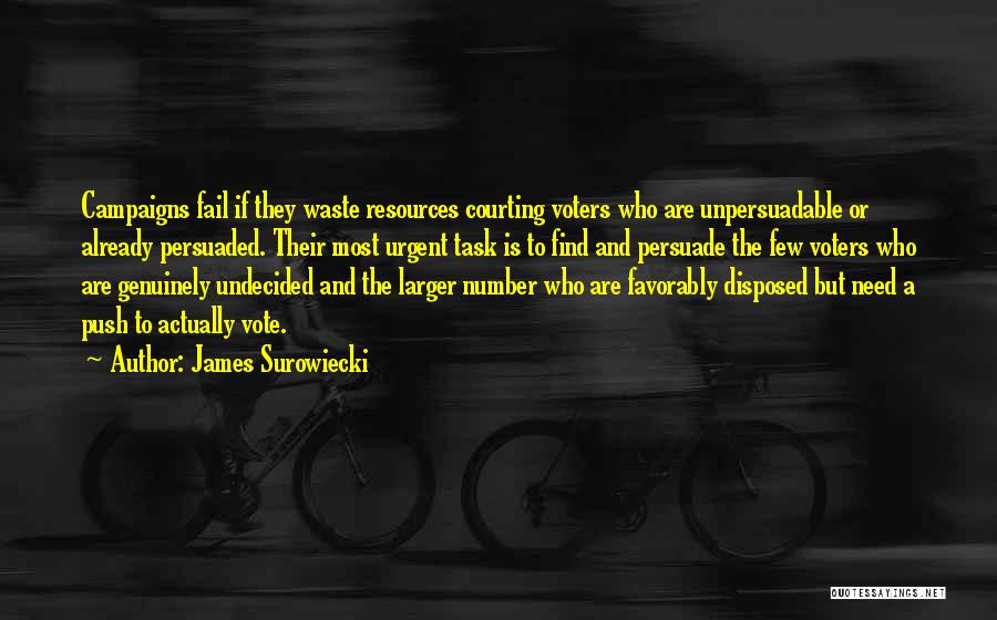 Undecided Voters Quotes By James Surowiecki