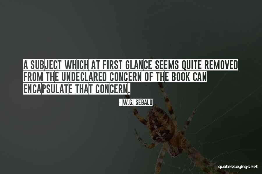 Undeclared Quotes By W.G. Sebald Undeclared Quotes By W.G. Sebald