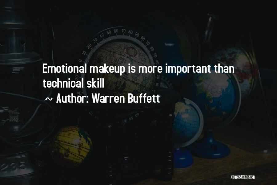 Under All That Makeup Quotes By Warren Buffett