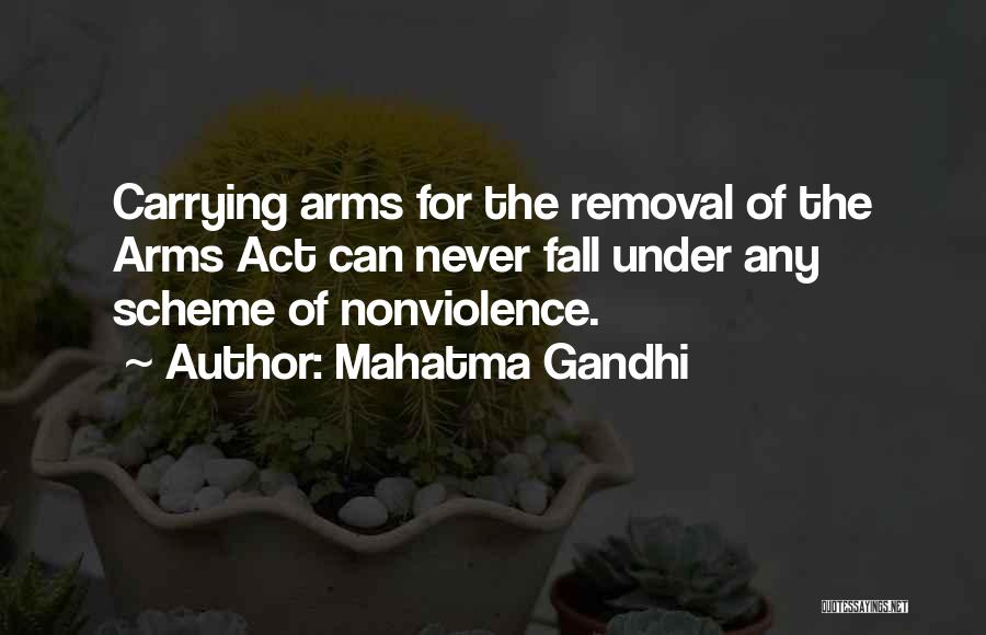 Under Arms Quotes By Mahatma Gandhi