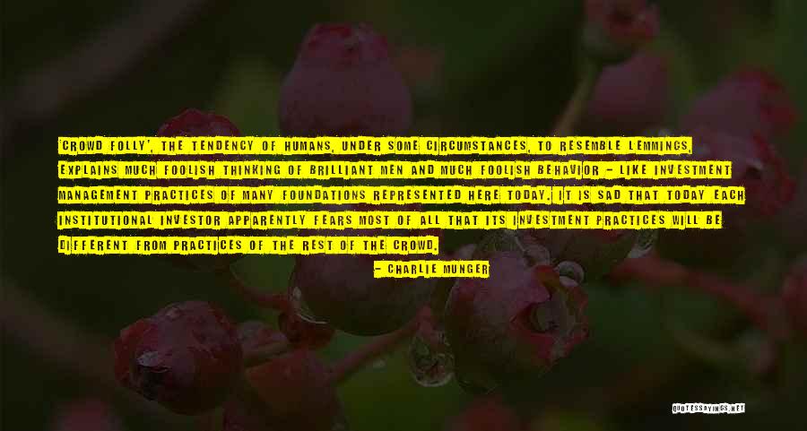 Under Management Quotes By Charlie Munger Under Management Quotes By Charlie Munger