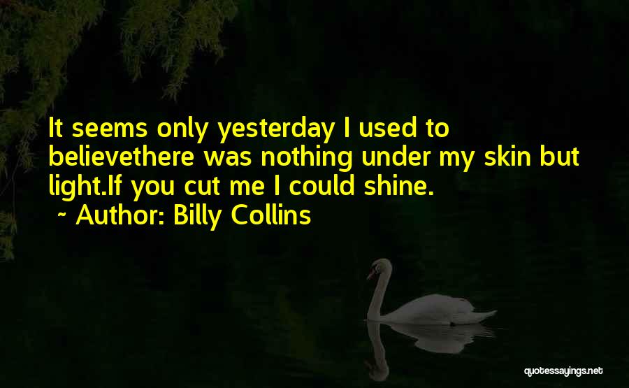 Under My Skin Quotes By Billy Collins