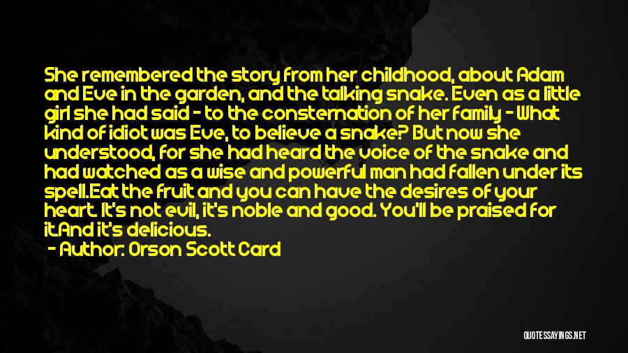 Under Spell Quotes By Orson Scott Card