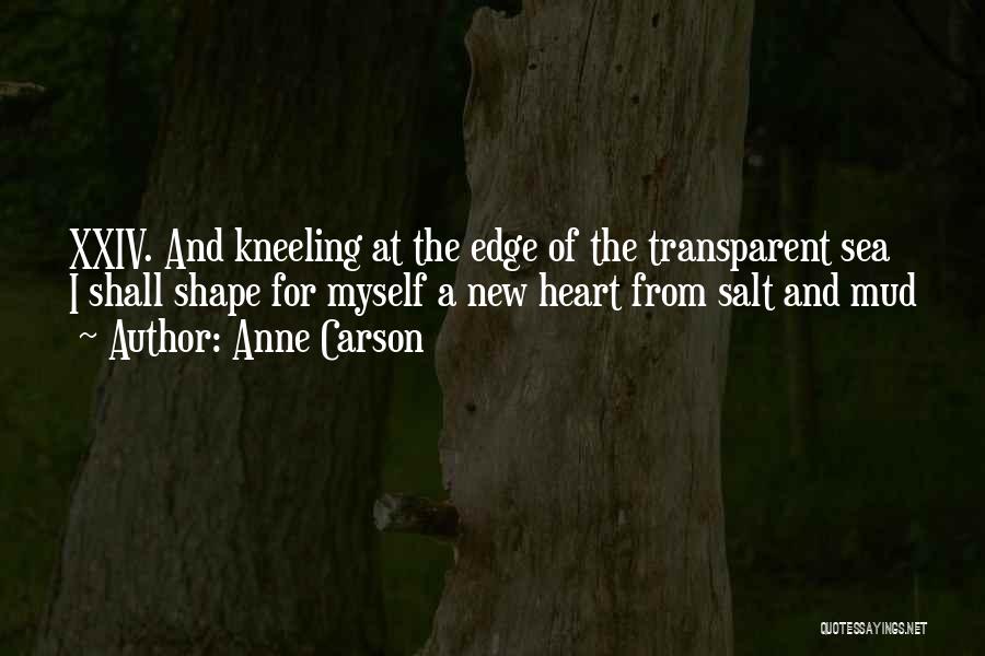 Under The Sea Inspirational Quotes By Anne Carson