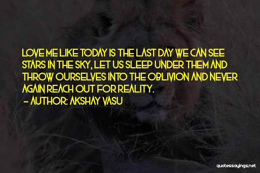 Under The Stars Love Quotes By Akshay Vasu