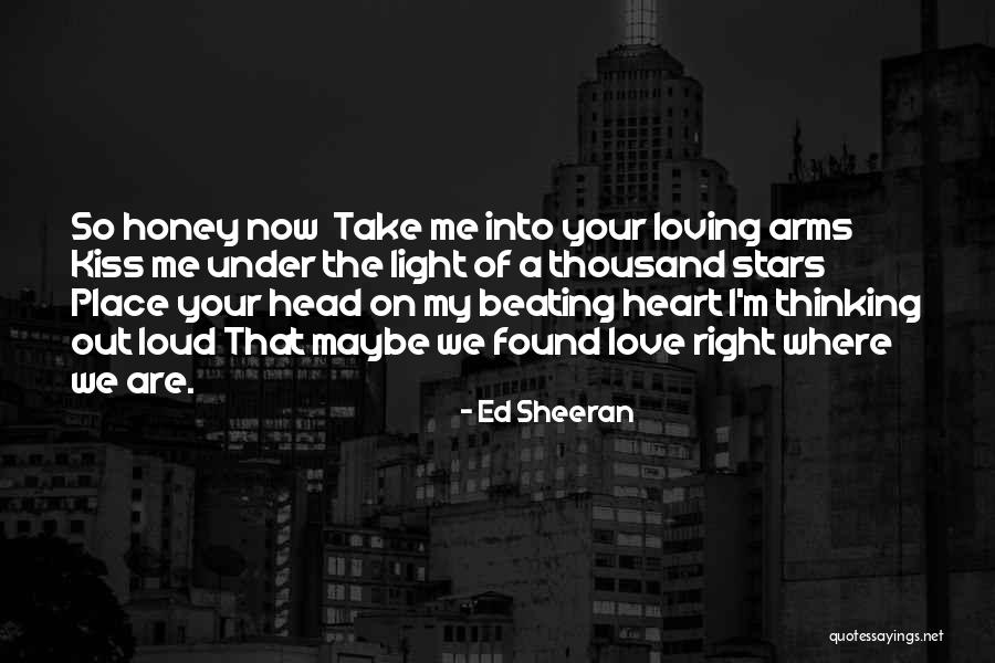 Under The Stars Love Quotes By Ed Sheeran