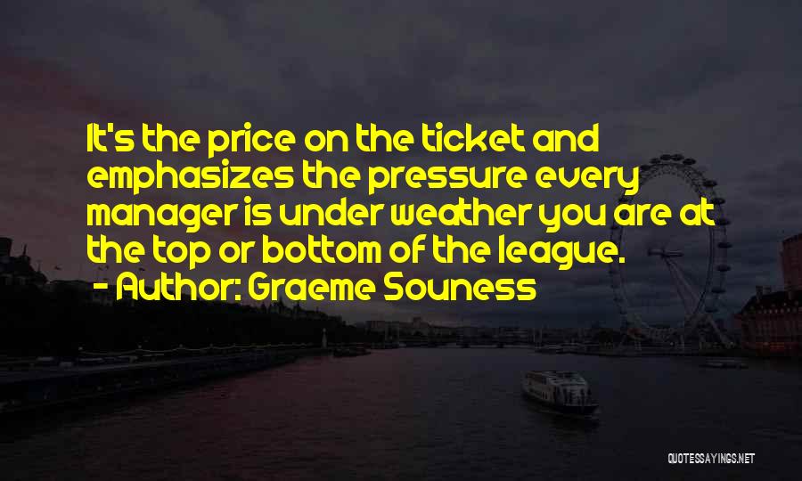 Under The Weather Quotes By Graeme Souness