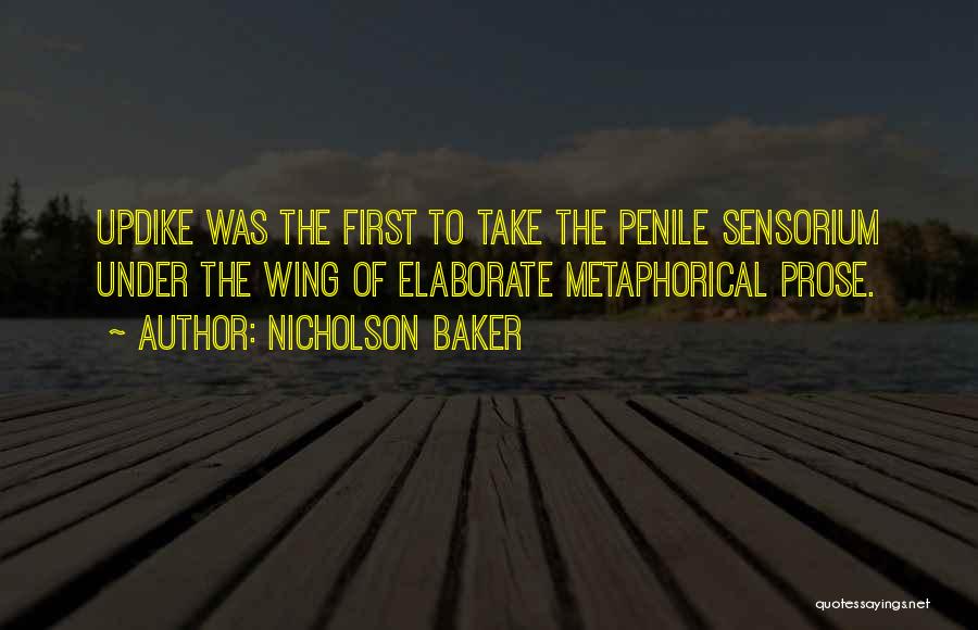 Under Wings Quotes By Nicholson Baker