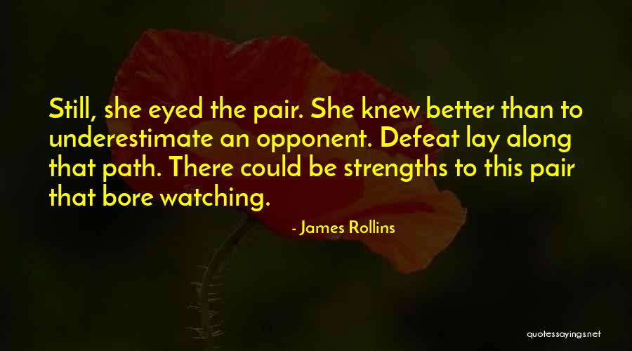 Underestimate Quotes By James Rollins