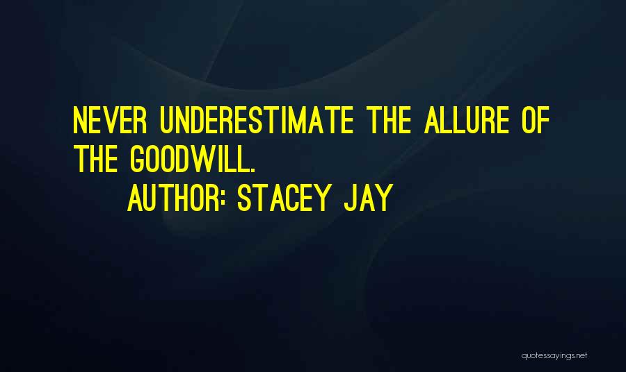 Underestimate Quotes By Stacey Jay