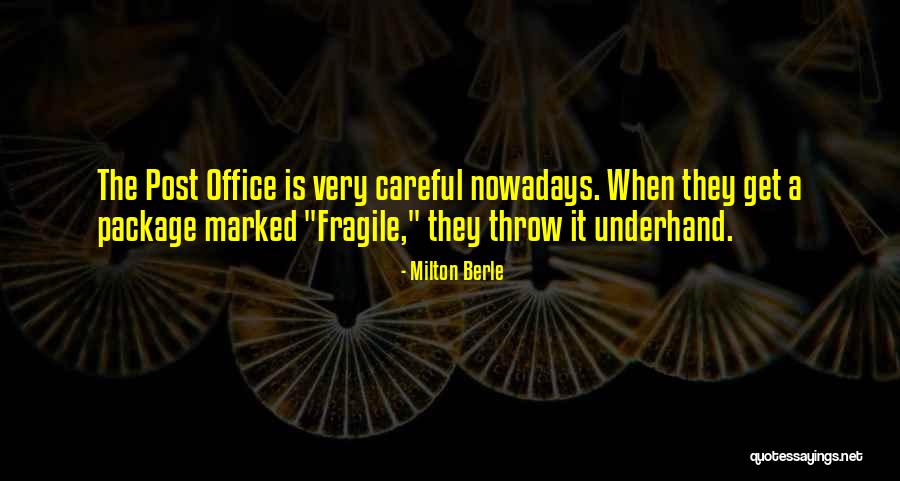 Underhand Quotes By Milton Berle Underhand Quotes By Milton Berle