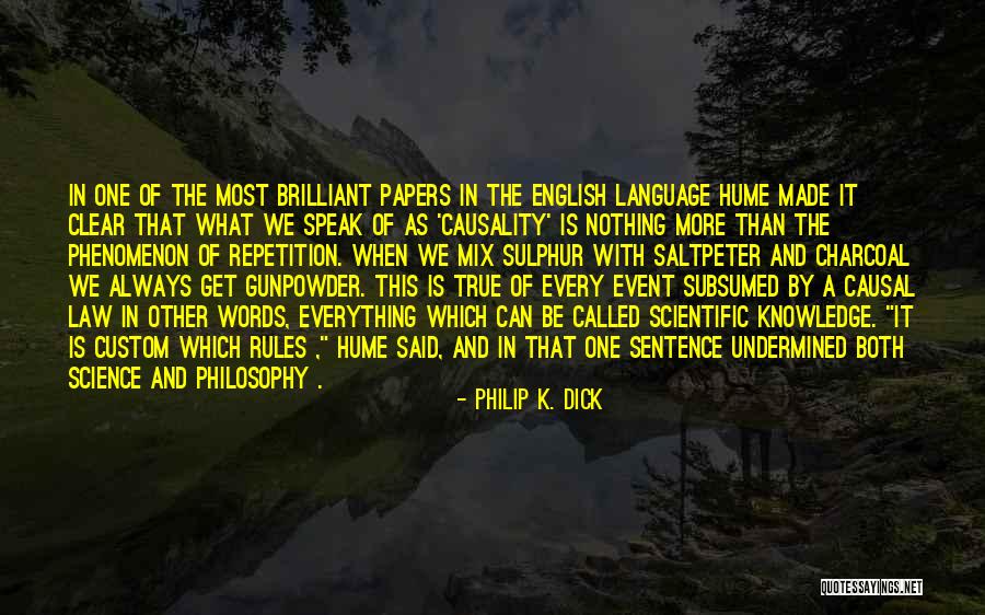 Undermined Quotes By Philip K. Dick